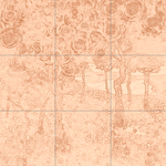 Sepia sketch with grid