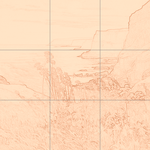 Sepia sketch with grid