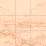 Sepia sketch with grid