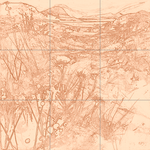 Sepia sketch with grid