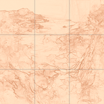 Sepia sketch with grid