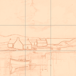 Sepia sketch with grid