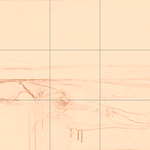 Sepia sketch with grid