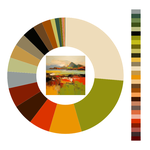 Colour wheel / palette