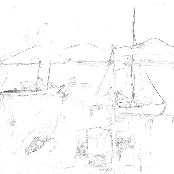 Sketch with grid