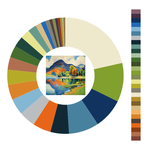 Colour wheel / palette