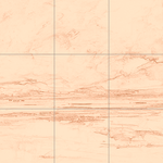 Sepia sketch with grid