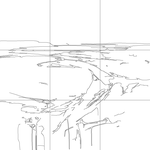 Line drawing with grid