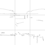 Line drawing with grid