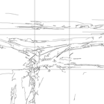 Line drawing with grid