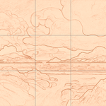 Sepia sketch with grid