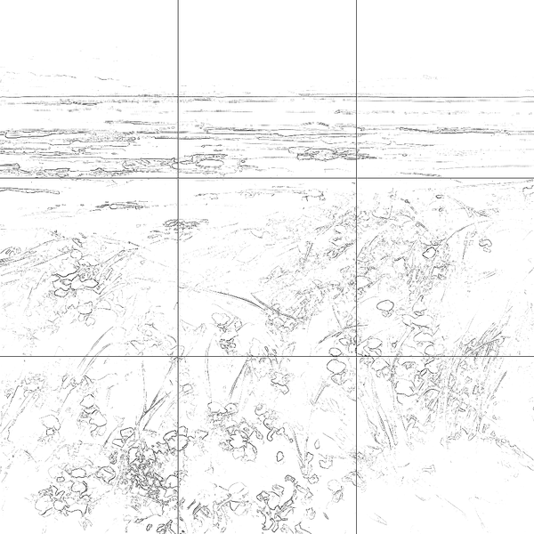 Sketch with grid