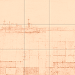 Sepia sketch with grid