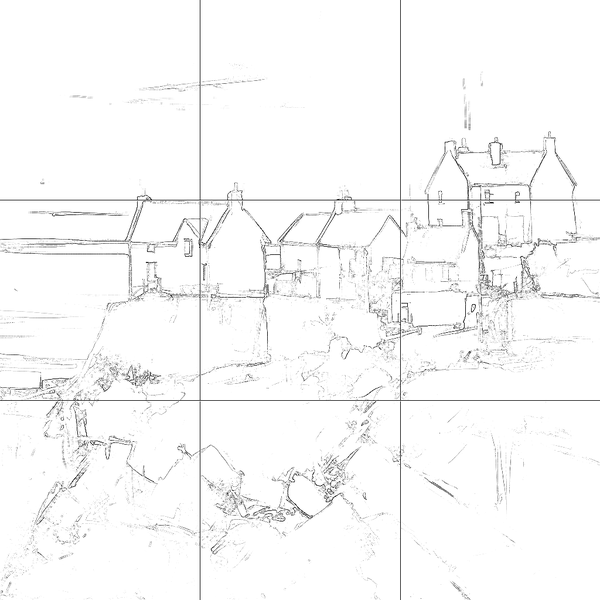 Sketch with grid