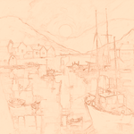 Sepia sketch