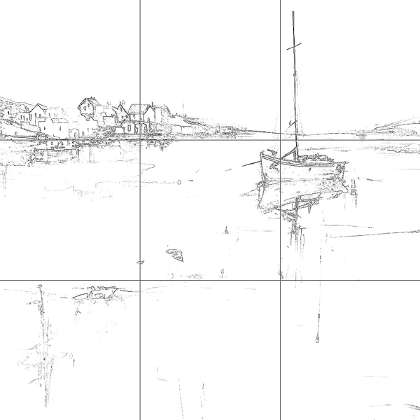 Sketch with grid