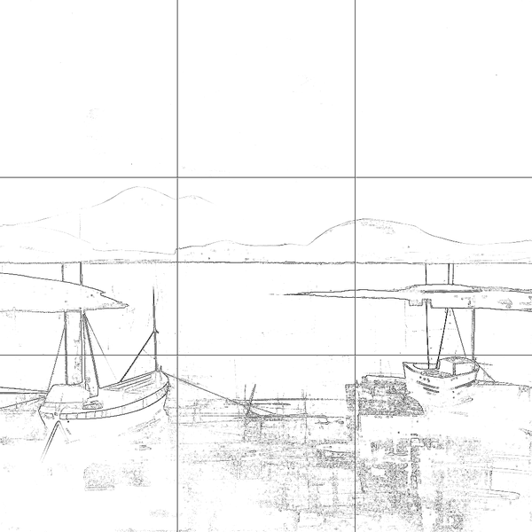 Sketch with grid