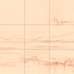 Sepia sketch with grid