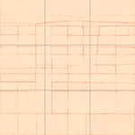 Sepia sketch with grid