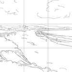 Line drawing with grid