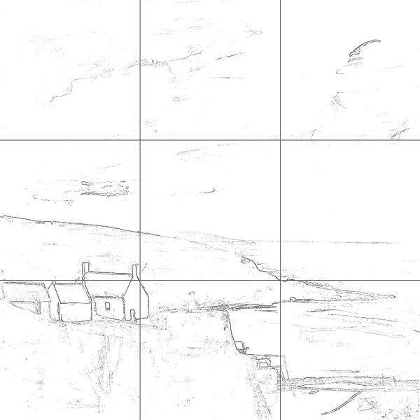 Sketch with grid