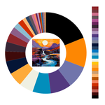 Colour wheel / palette