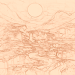 Sepia sketch