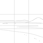 Line drawing with grid