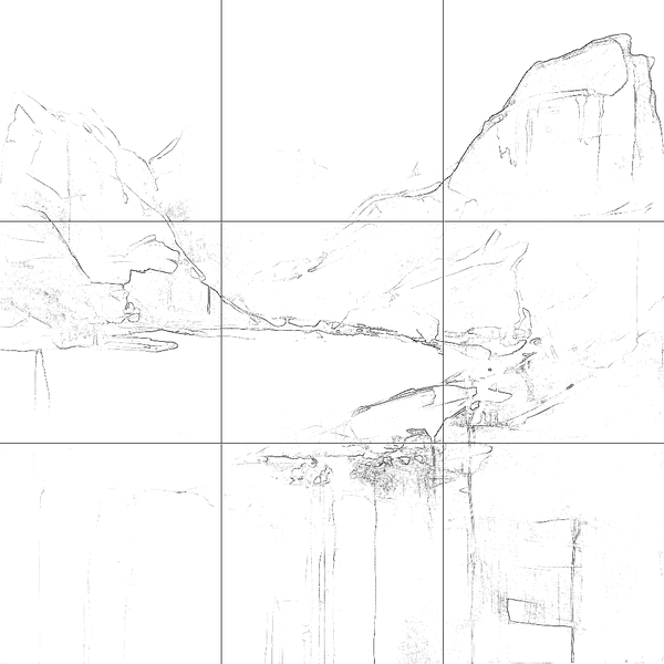 Sketch with grid