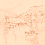 Sepia sketch