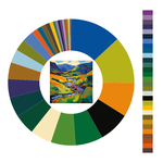 Colour wheel / palette