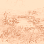 Sepia sketch