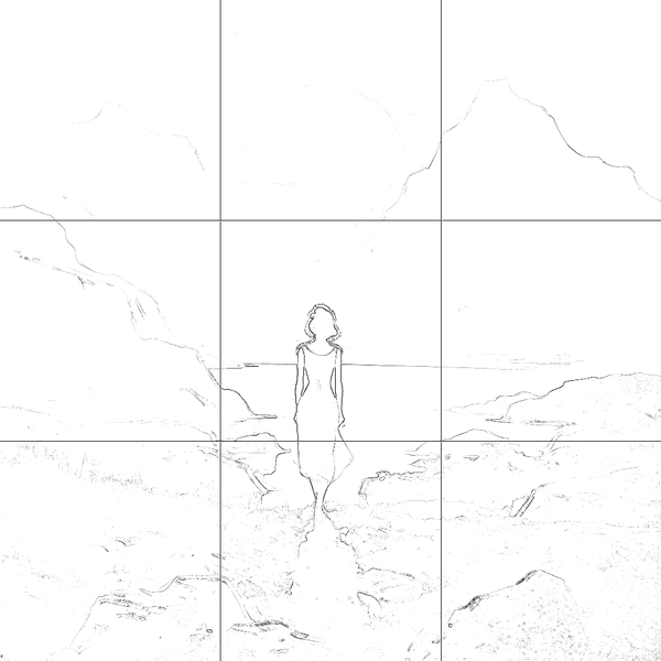 Sketch with grid