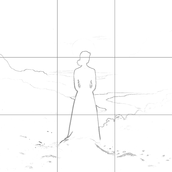 Sketch with grid