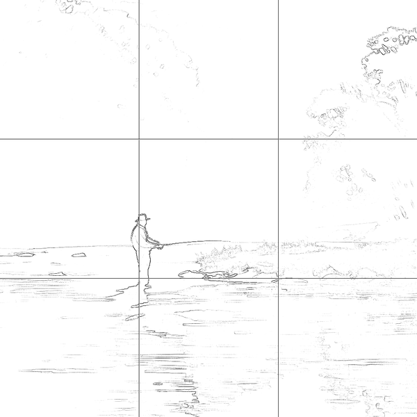 Sketch with grid