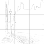 Sketch with grid