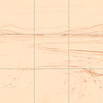 Sepia sketch with grid