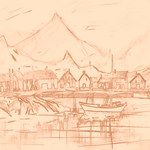 Sepia sketch