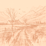 Sepia sketch