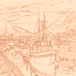 Sepia sketch