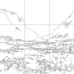 Line drawing with grid