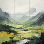 Painting with grid