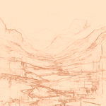 Sepia sketch