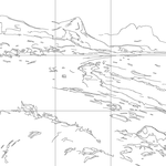 Line drawing with grid