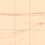 Sepia sketch with grid