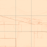 Sepia sketch with grid