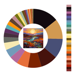 Colour wheel / palette