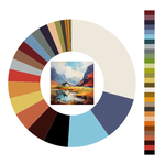 Colour wheel / palette