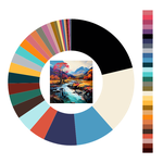 Colour wheel / palette