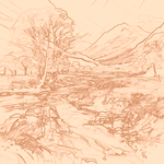 Sepia sketch